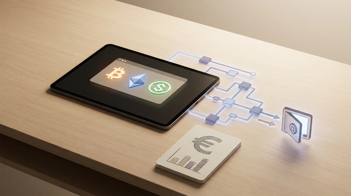 CHEXX Krypto-Zahlungen mit Coins und Netzwerken